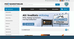 Desktop Screenshot of pksmarketing.dk